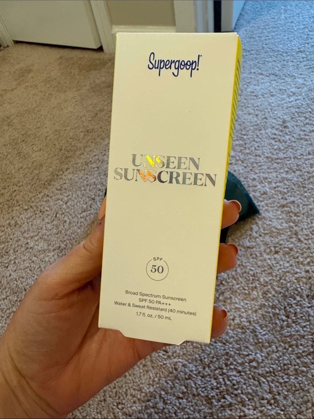 Supergoop! unseen sunscreen